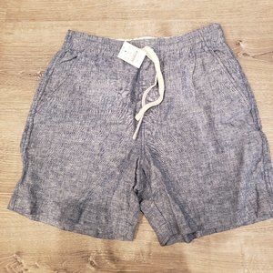 J. Crew Chambray Denim Pull On Shorts Blue Size Small